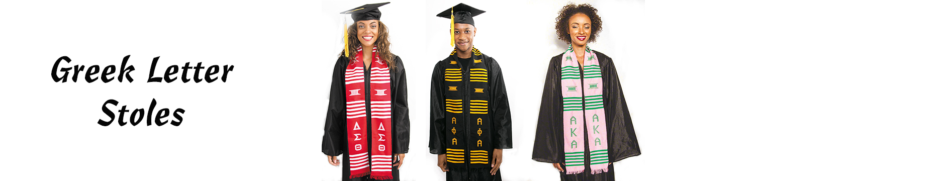 Greek Letter Kente Stoles Greek Letter Kente Stoles